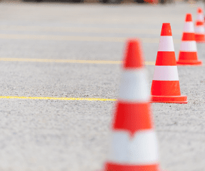 high speed road traffic safety cones